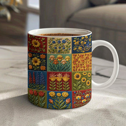 Garden Floral 11 oz Mug Rustic Bloom