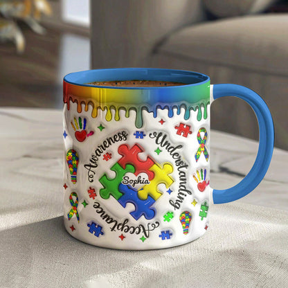 Autism Mug Personalized Awareness Understanding Acceptance