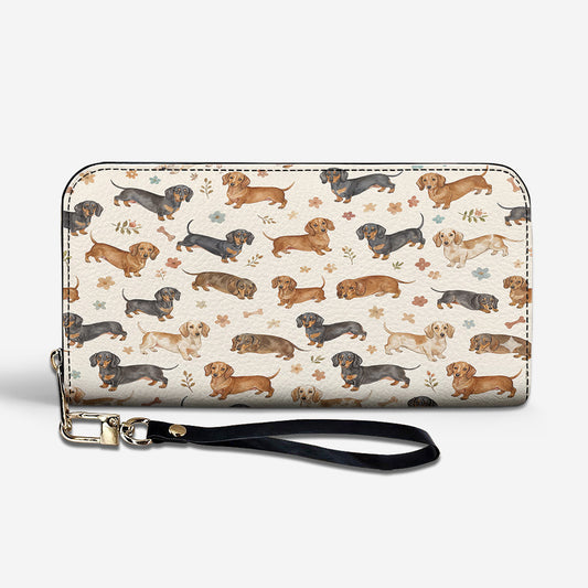 Dachshund Leather Wallet Cozy Dachshund Companions