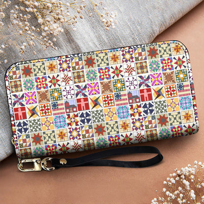 Sewing Lover Leather Wallet Quilt Blocks