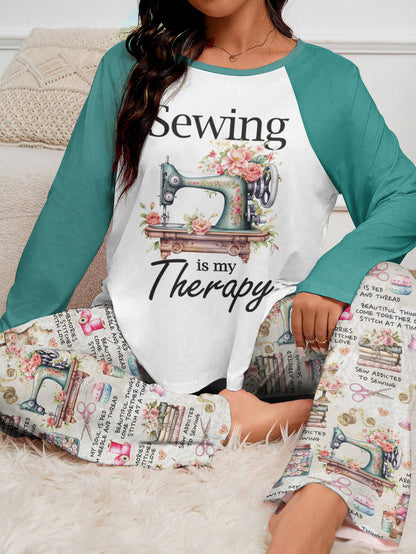 Sewing Lover Raglan Lounge Pajamas Sewing Is My Therapy