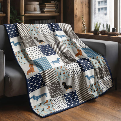 Dachshund Fleece Blanket Dachshund Delight