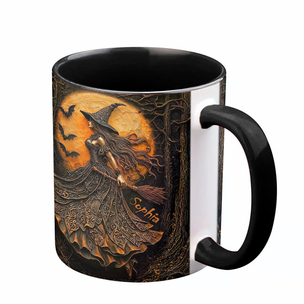 Witch of the Amber Moon Personalized Accent Mug Halloween Gift
