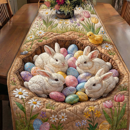Easter Quilted Table Runner Easter Bunny Hollow