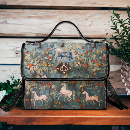 Horse Lover Satchel Handbag Mystical Steeds