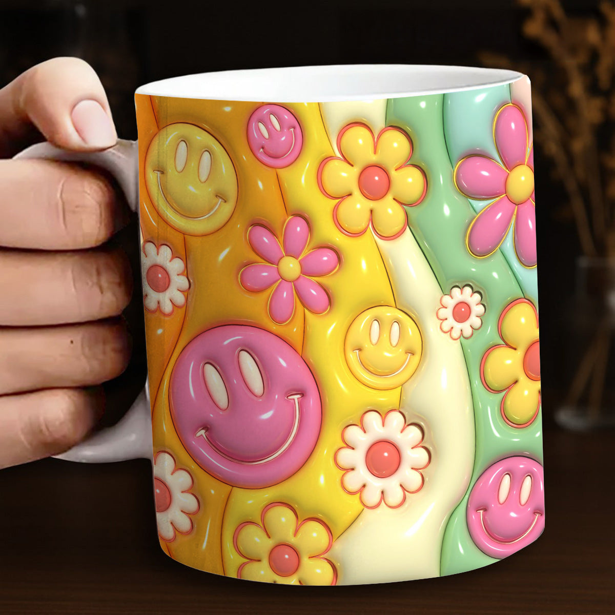 Smiley Lovers Ceramic Mug Sunny Smile Garden