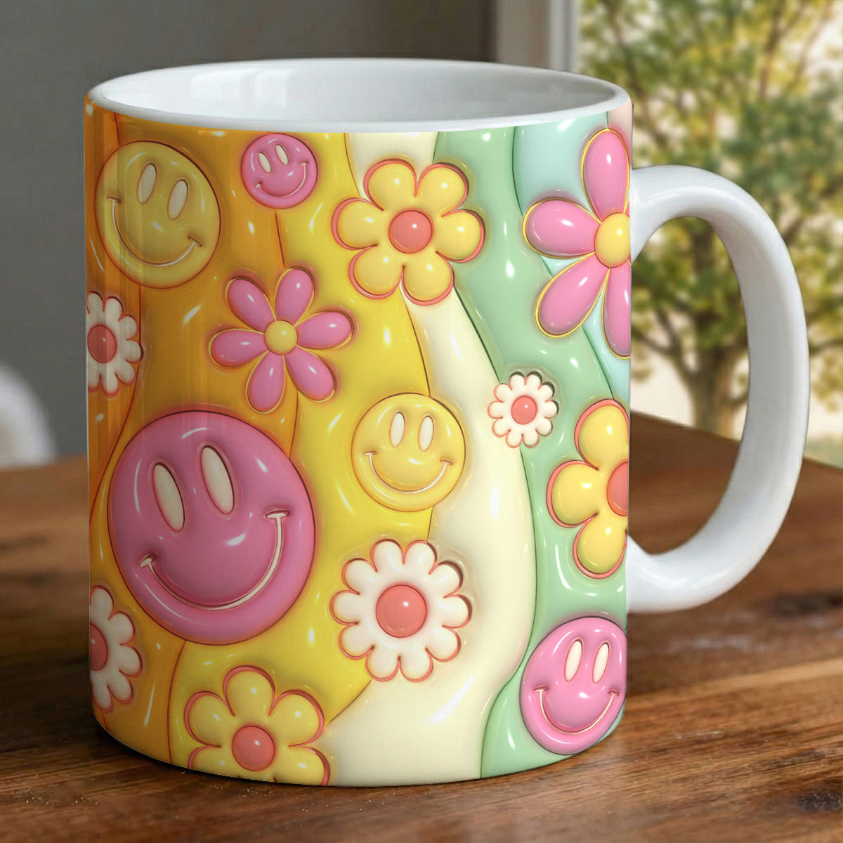 Smiley Lovers Ceramic Mug Sunny Smile Garden