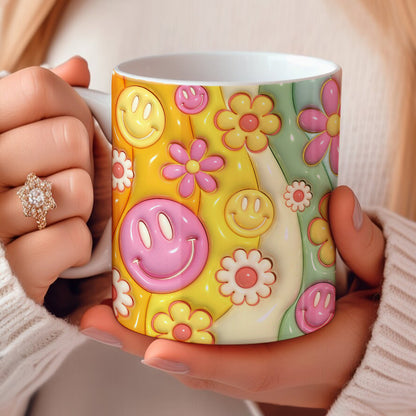 Smiley Lovers Ceramic Mug Sunny Smile Garden