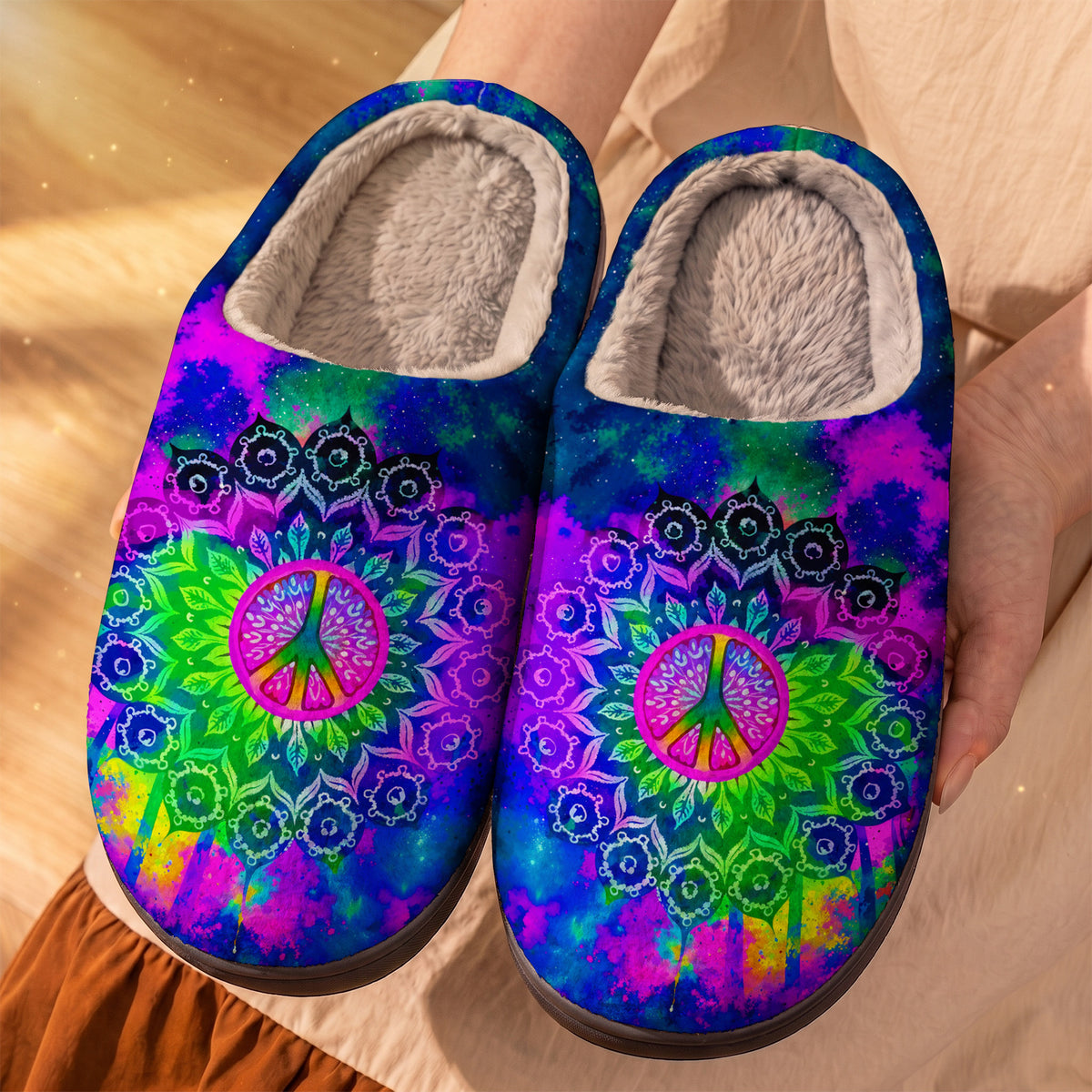 Hippie Soul Fleece Lined Slippers