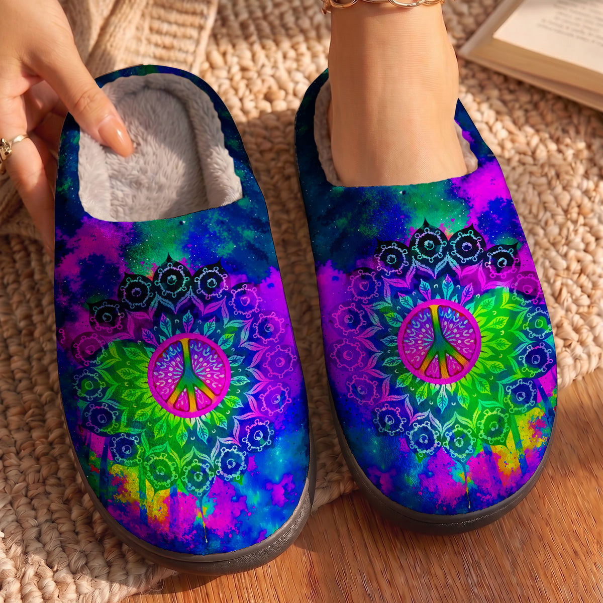 Hippie Soul Fleece Lined Slippers