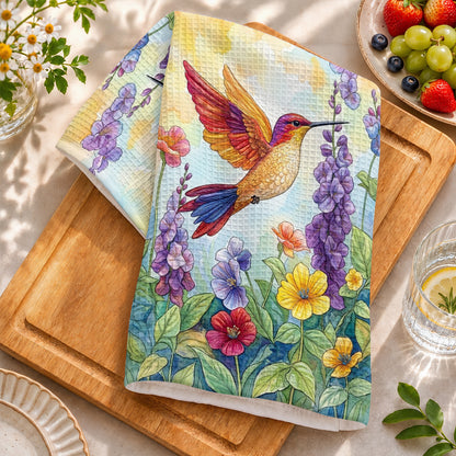 Humming Birds Kitchen Towel Whispers of Spring