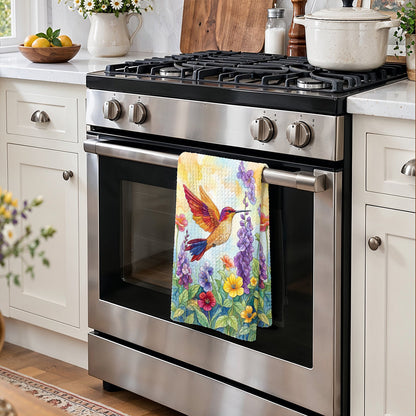 Humming Birds Kitchen Towel Whispers of Spring