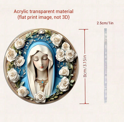 Blessed Virgin Mary 2D Acrylic Ornament Eternal Grace