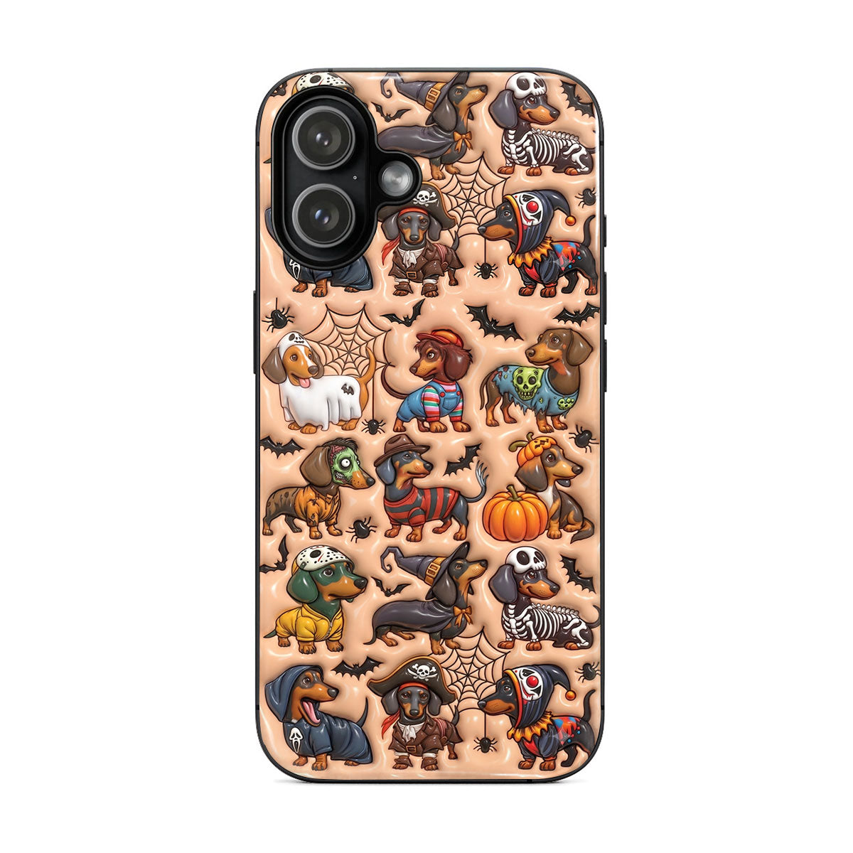 Spooky Sausage Squad Halloween Dachshund Phone Case