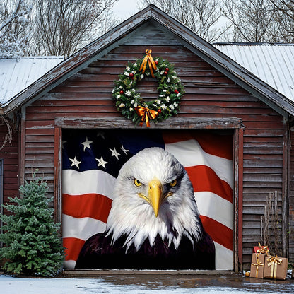 Patriotic Garage Door Banner Decoration - Eagle Of Independence