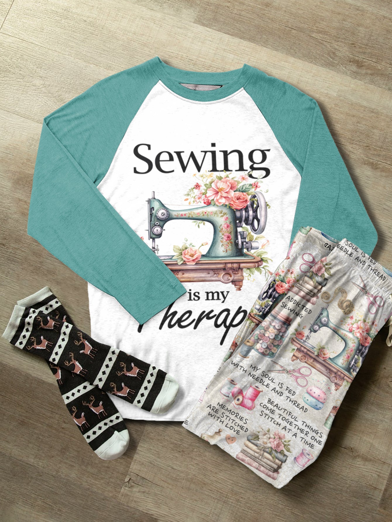 Sewing Lover Raglan Lounge Pajamas Sewing Is My Therapy