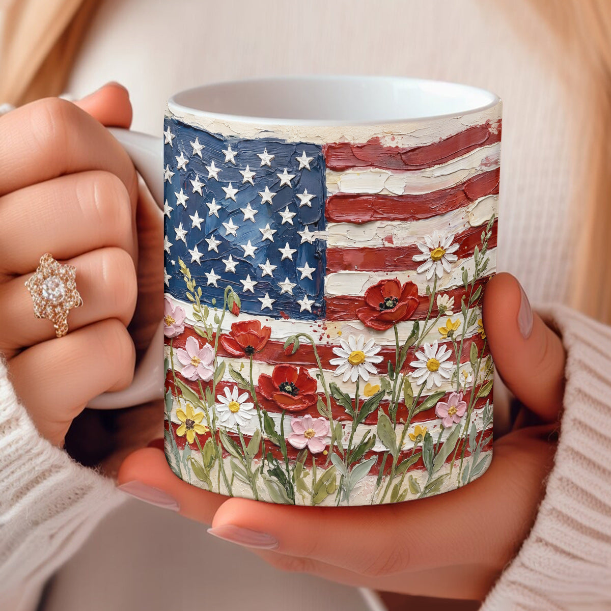 Country Meadow Flowers 11 oz Mug