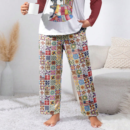 Sewing Lover Lounge Pants Quilt Blocks