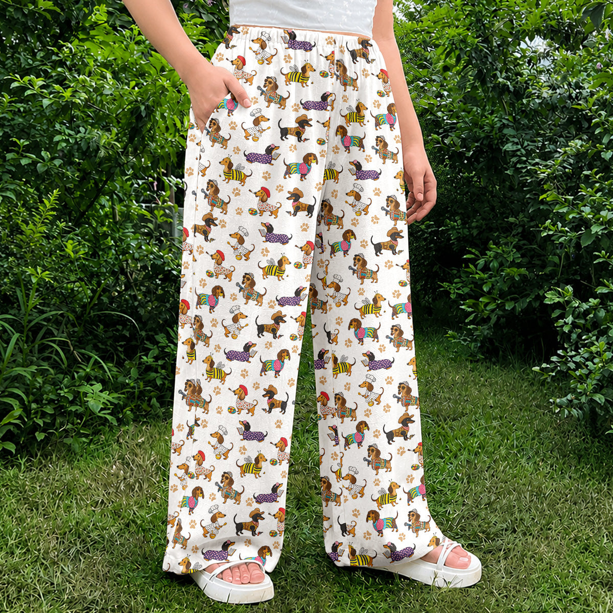 Dachshund Lounge Pants Dashing Dachshund Dreams