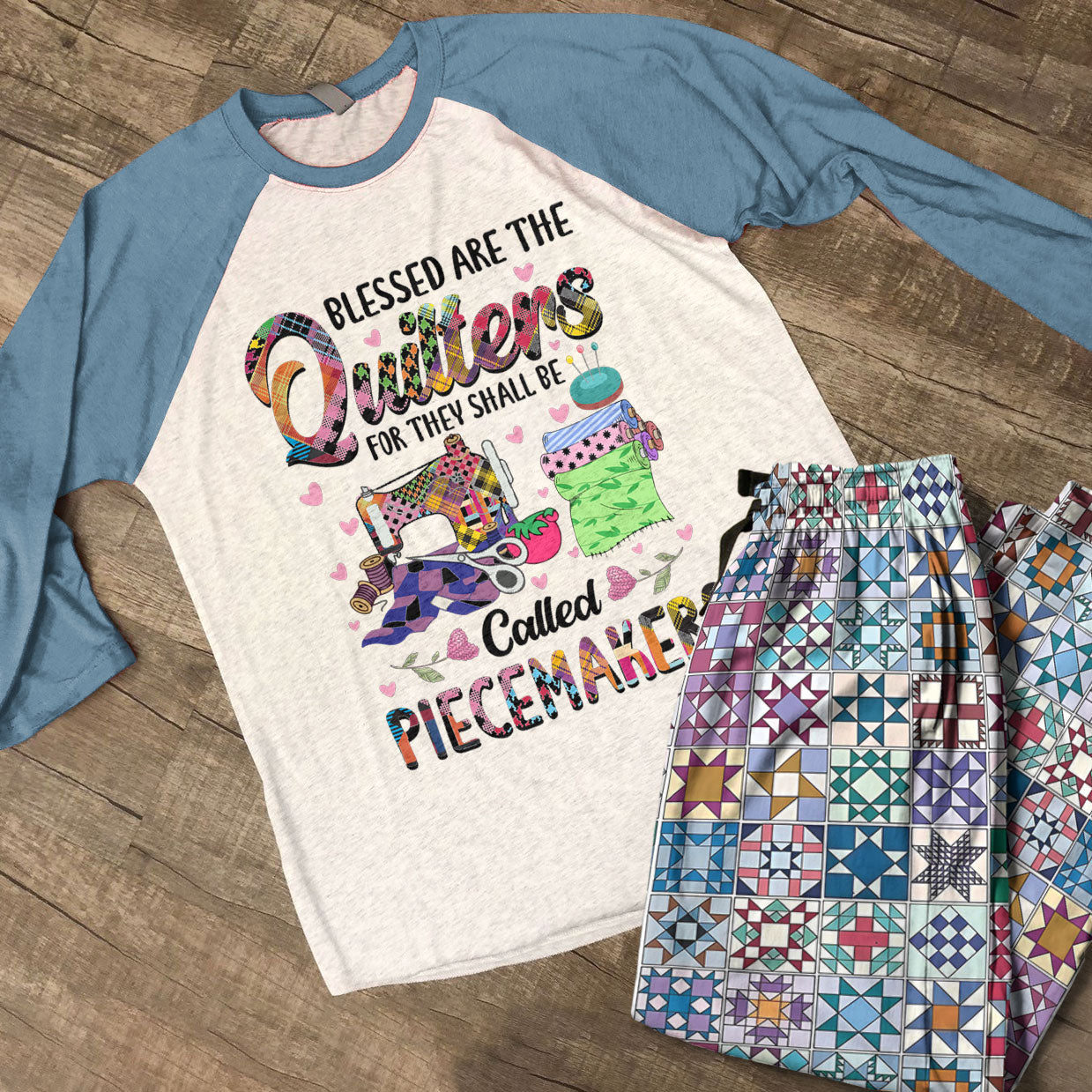 Sewing Lover Raglan Lounge Pajamas Blessed Quilters