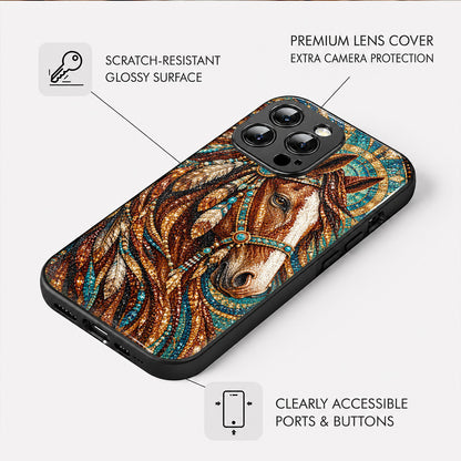 Turquoise Majesty Horse Phone Case