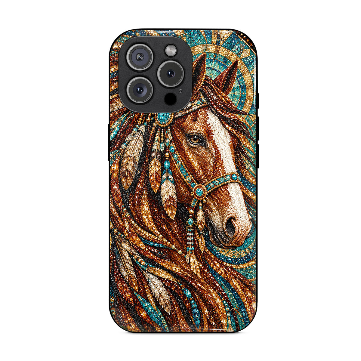 Turquoise Majesty Horse Phone Case