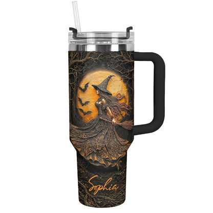 Witch 40 oz Tumbler Personalized Witch of the Amber Moon