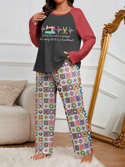 Sewing Lover Raglan Lounge Pajamas Every Thread Is A Prayer