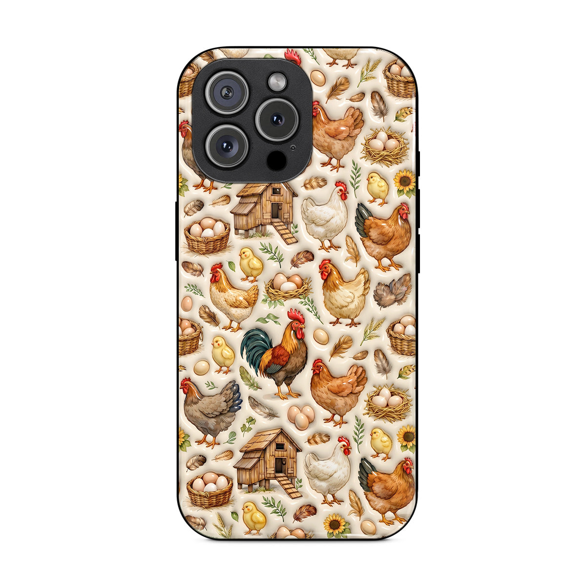 Chicken Phone Case Farmhouse Chicken Harvest