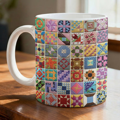 Sewing Lover 11Oz Mug Patchwork Melody