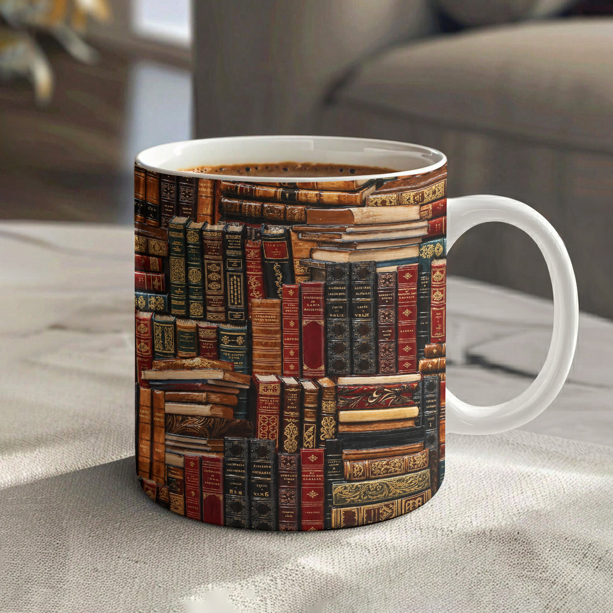 Book Lover 11Oz Mug Antique Books