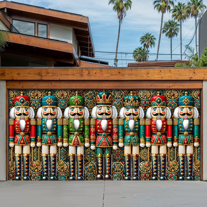 Christmas Garage Door Banner Decoration - The Royal Nutcracker Assembly