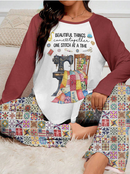 Sewing Lover Raglan Lounge Pajamas One Stitch At A Time