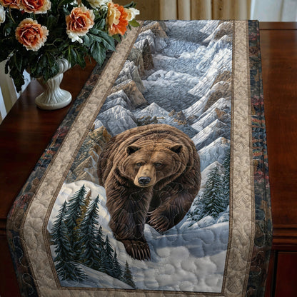 Bear Quilted Table Runner The Brown Bear’s Realm