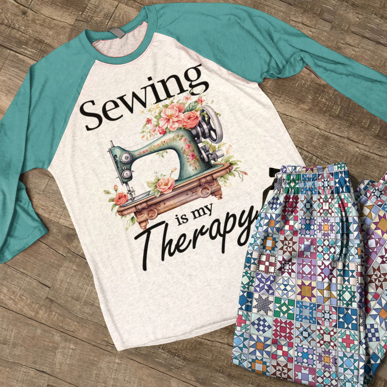Sewing Lover Raglan Lounge Pajamas Sewing Is My Therapy