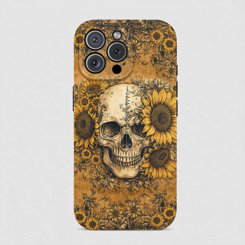 Eternal Skull Leather Phone Case