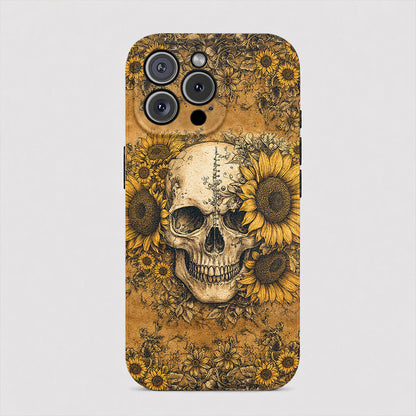 Eternal Skull Leather Phone Case