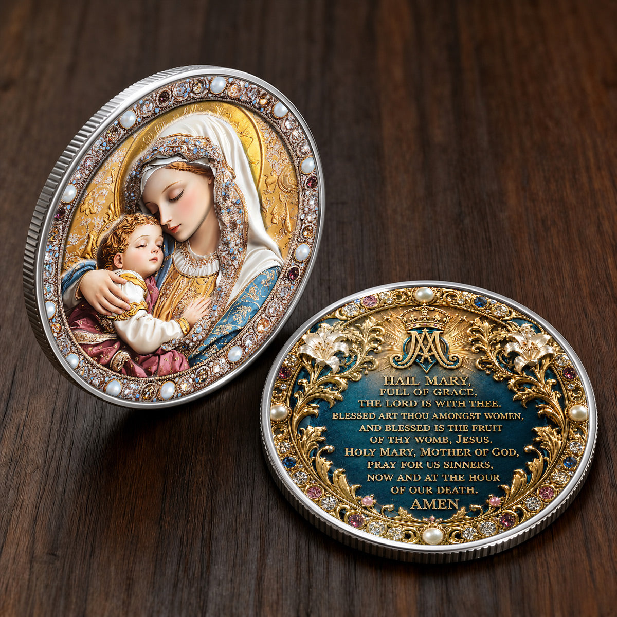 Mary’s Grace Devotional Premium 3D Commemorative Coin
