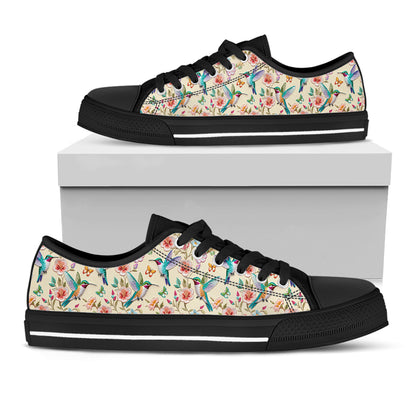 Hummingbird Women's Low Top Shoes Humming Blossoms