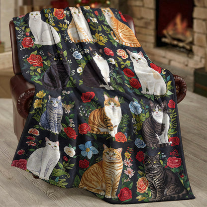 Cat Fleece Blanket Cat Lover’s Paradise