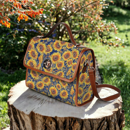 Sunflower Satchel Handbag Gorgeous Sunflowers