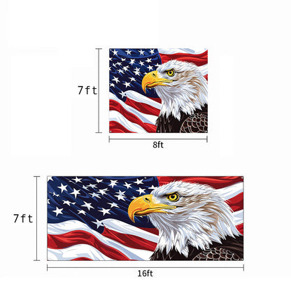 Patriotic Garage Door Banner - Eagle of Freedom The Spirit of America