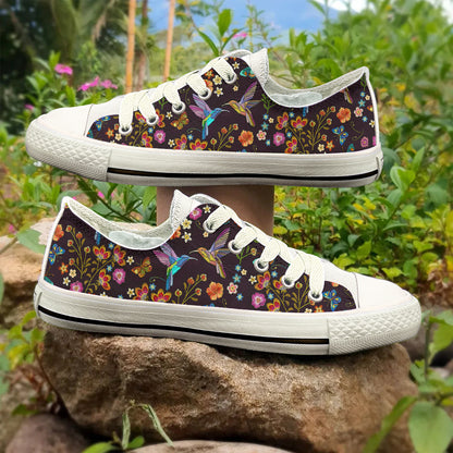 Hummingbird Women's Low Top Shoes Fluttering Duet