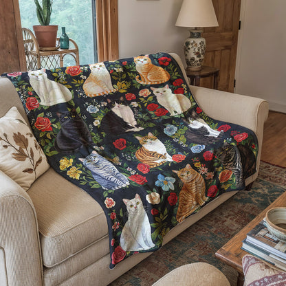 Cat Fleece Blanket Cat Lover’s Paradise