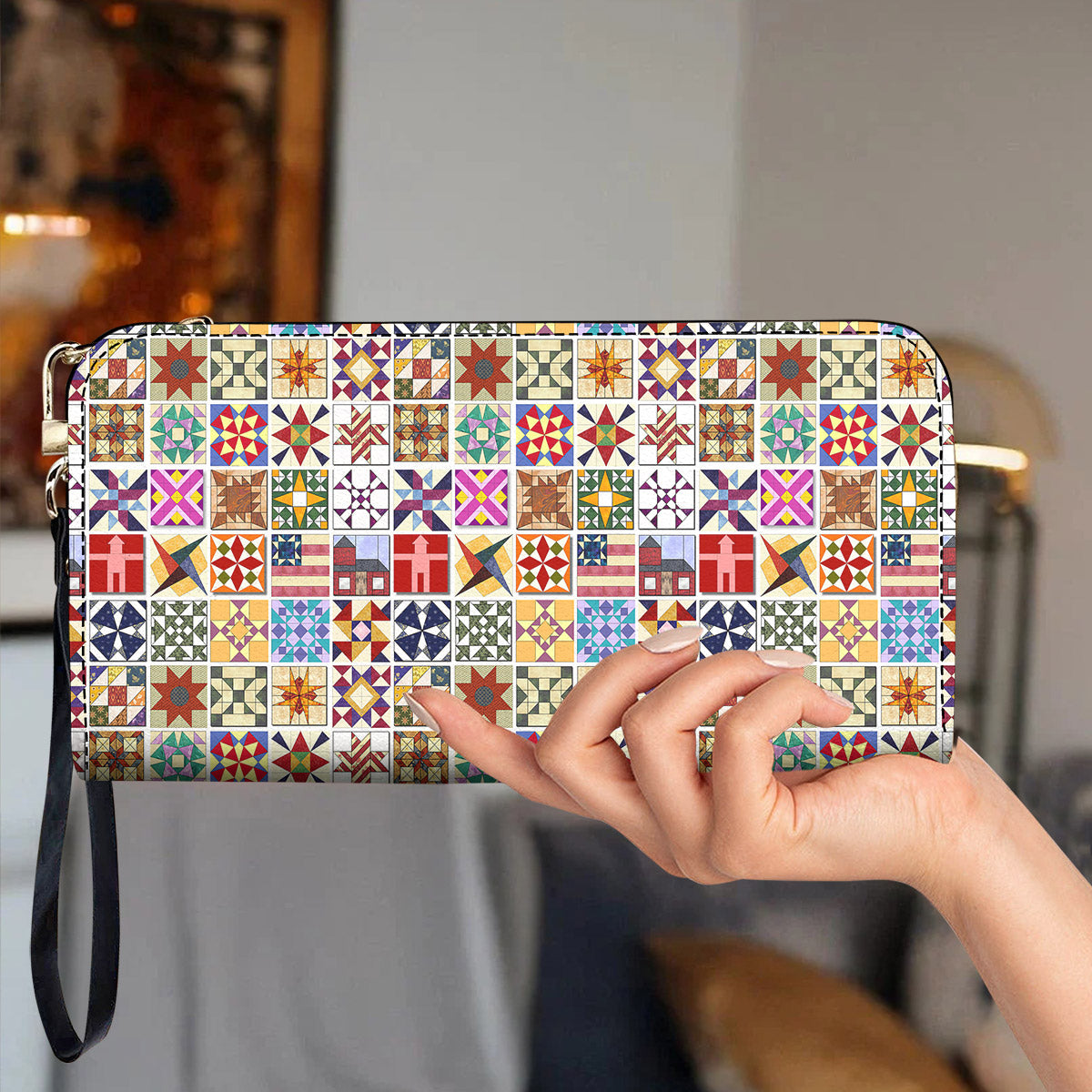 Sewing Lover Leather Wallet Quilt Blocks