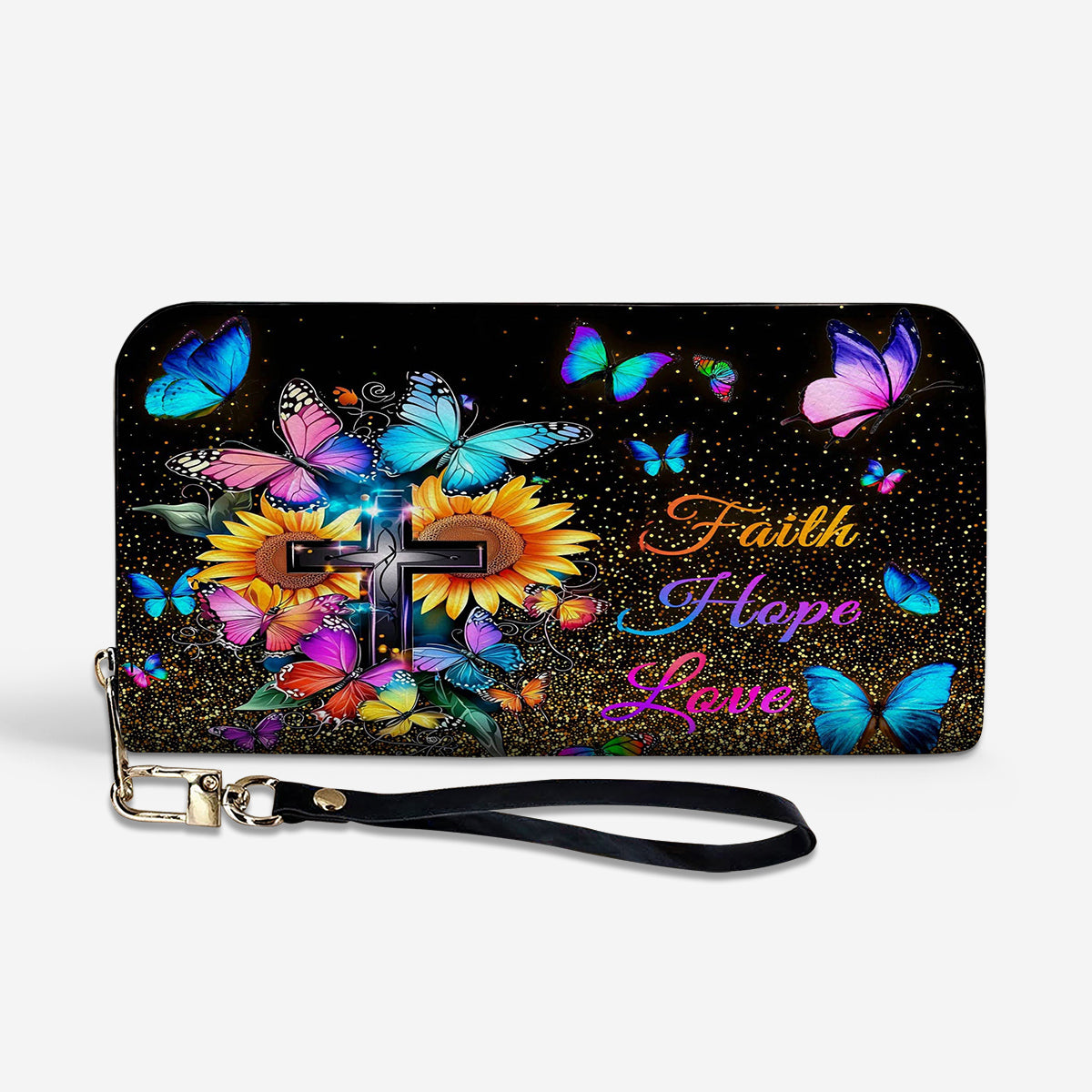 Faith Leather Wallet 2D Print Sunshine & Spirit