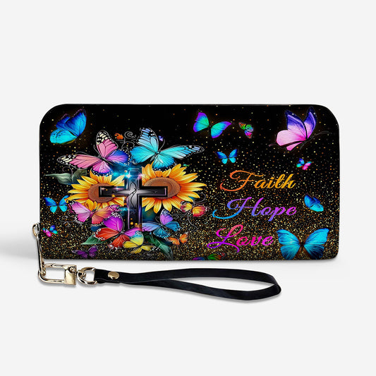 Faith Leather Wallet 2D Print Sunshine & Spirit