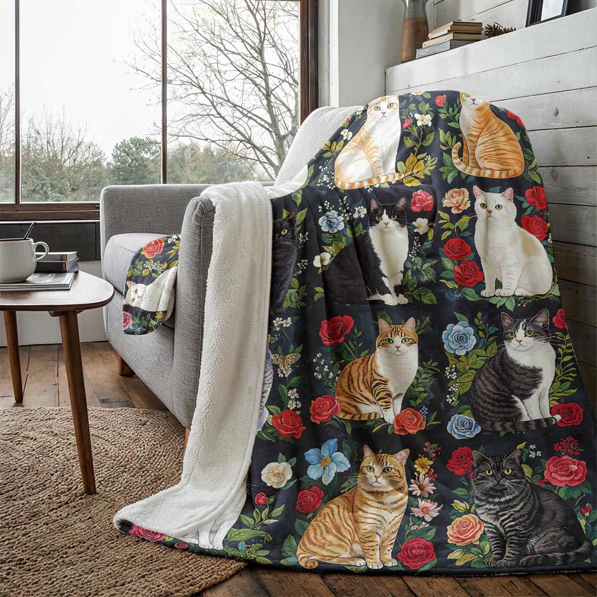 Cat Fleece Blanket Cat Lover’s Paradise