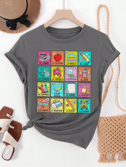 Spanish Teacher Graphic Tee Maestra’s Daily Essentials