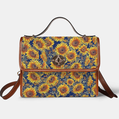 Sunflower Satchel Handbag Gorgeous Sunflowers